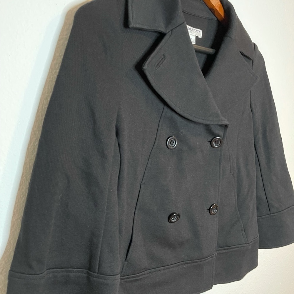 Pendleton Petite Double Breasted Black Blazer Siz… - image 3